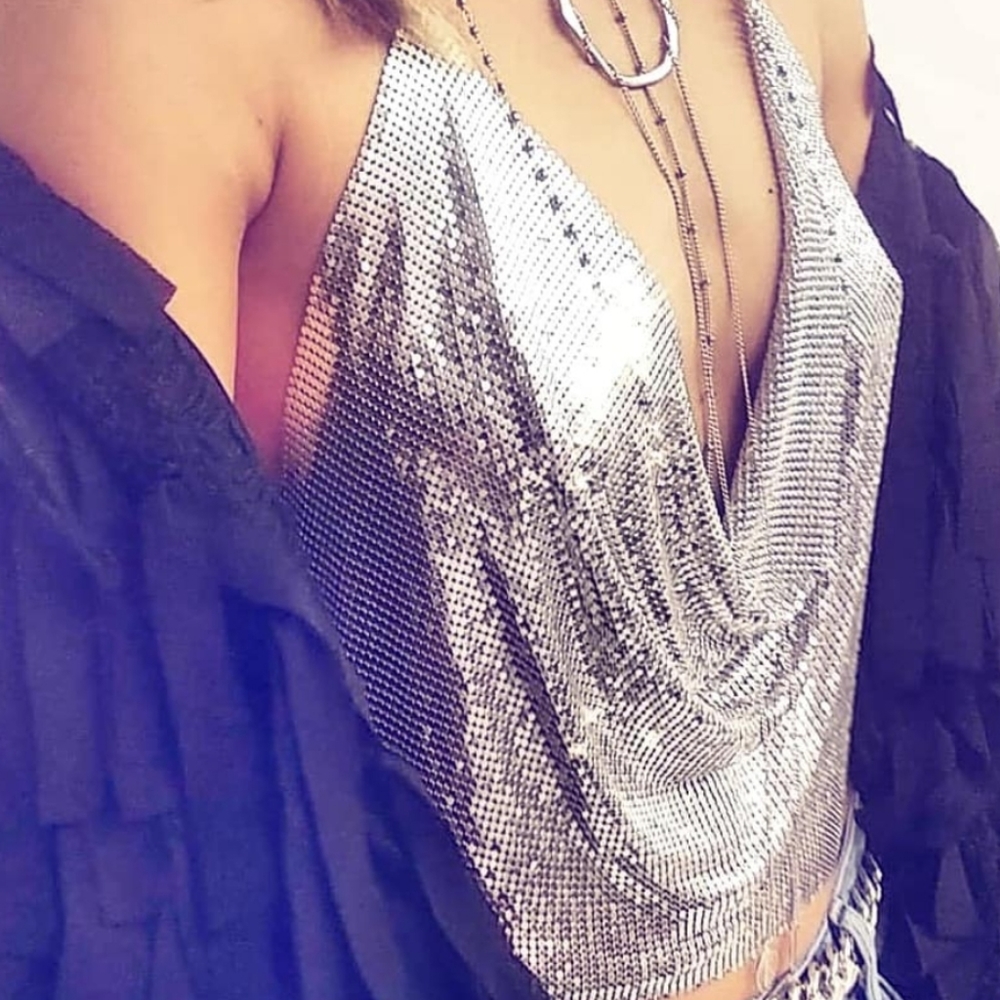 Mesh tank top
